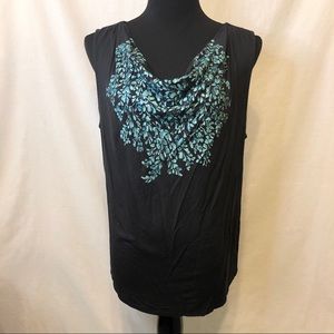 Cato Modal Cowl Neck Sleeveless Blouse - XL